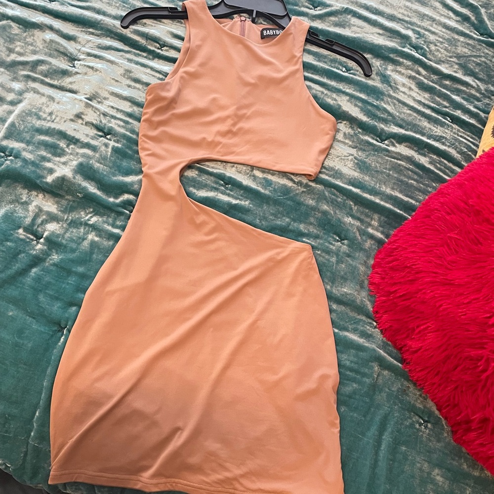Baby boo nude dress! Only worn 1 time
